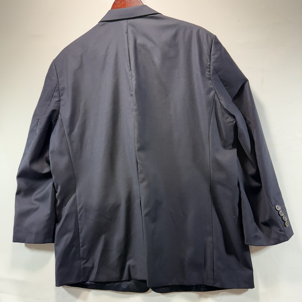 LAUREN Ralph Lauren Blazer Jacket Sport Coat Black Wool MENS SZ 44S - Picture 8 of 15
